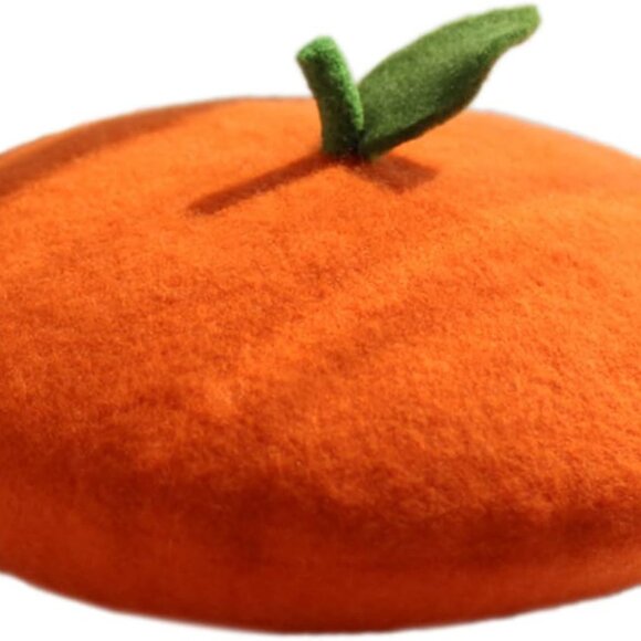 Kawaii Deer Ear Berets Hat Cute Funny Christmas Fruits Cap Winter Warm Women Gir - Picture 1 of 7